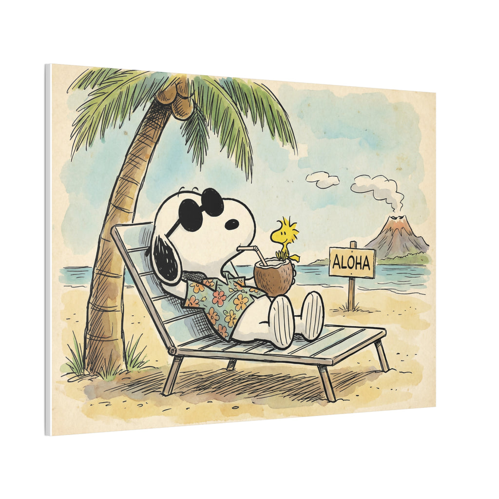 Tropical Aloha Beach Canvas