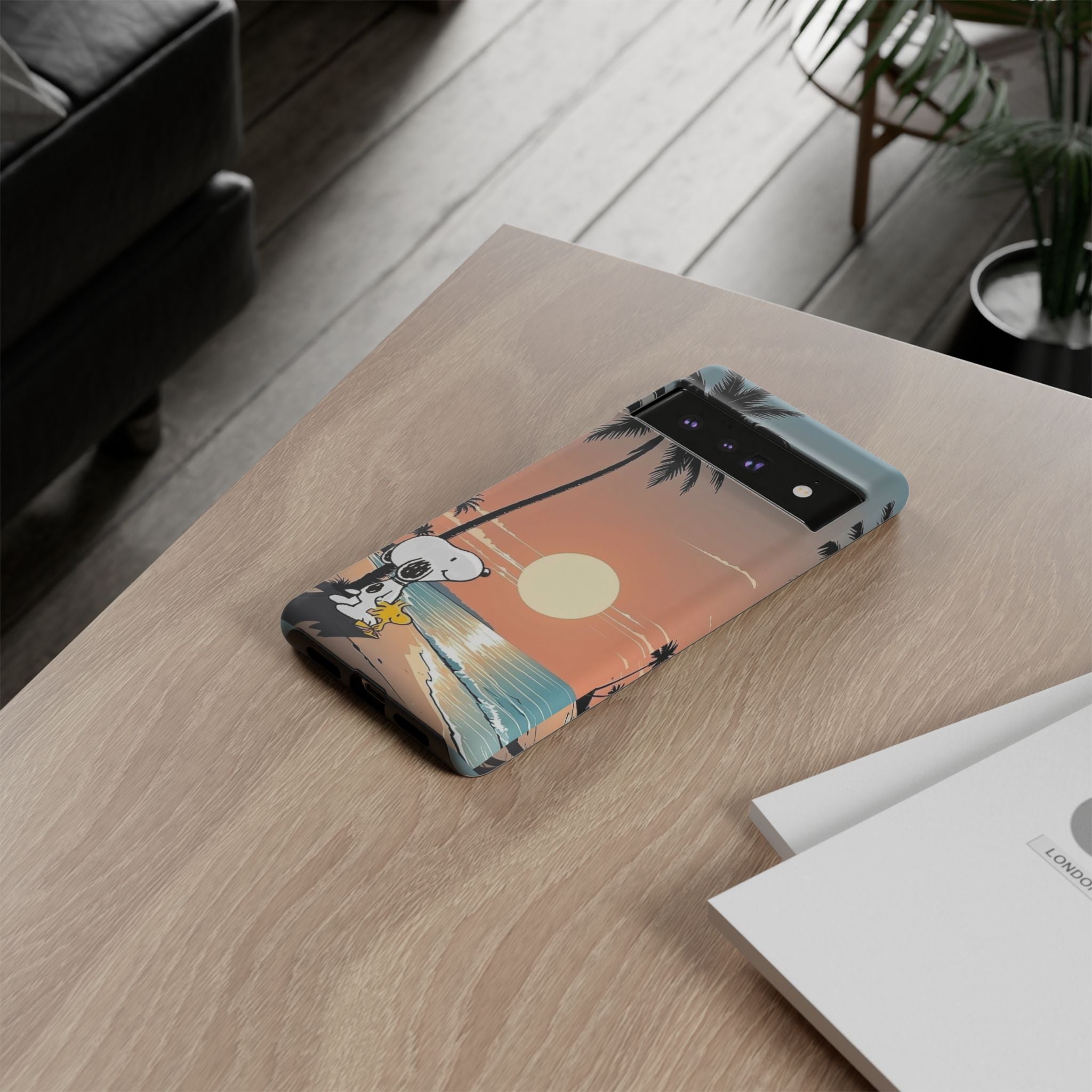 Snoopy Beach Sunset Phone Case
