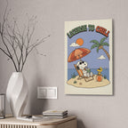 Snoopy License To Chill Canvas