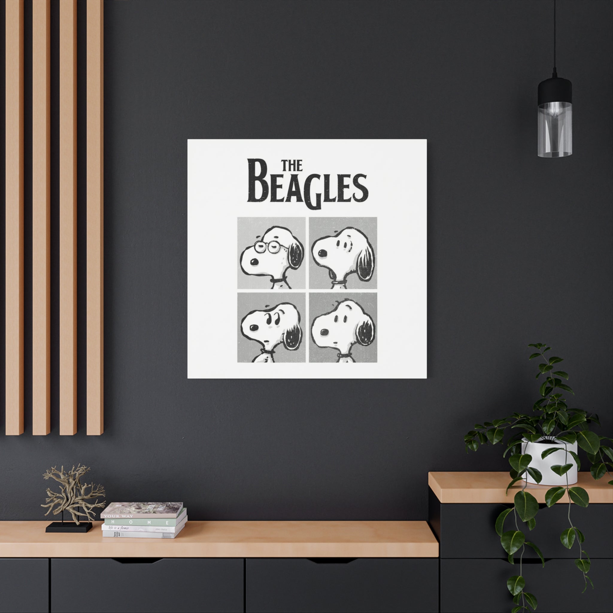 The Beagles Pop Canvas