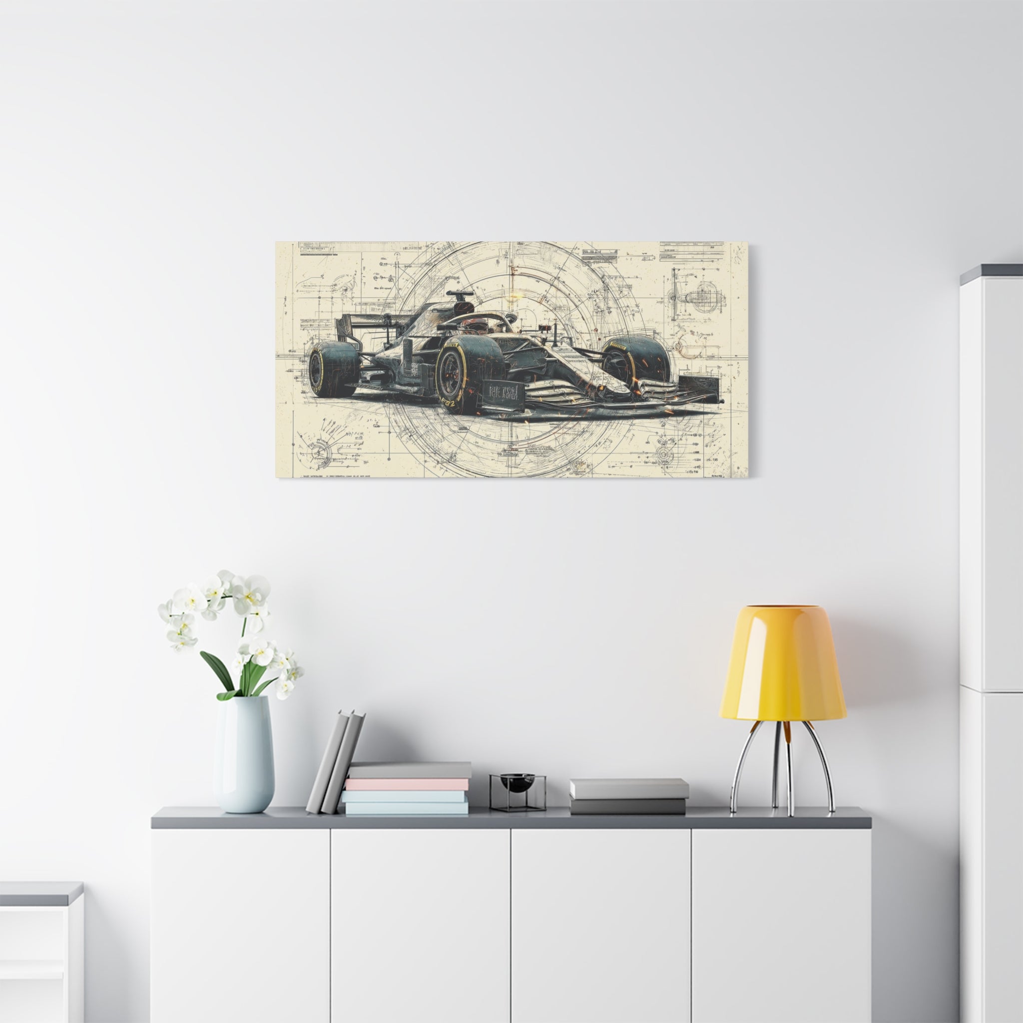 Formula Racecar Canvas