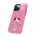 Pink Fuzzy Coat Case