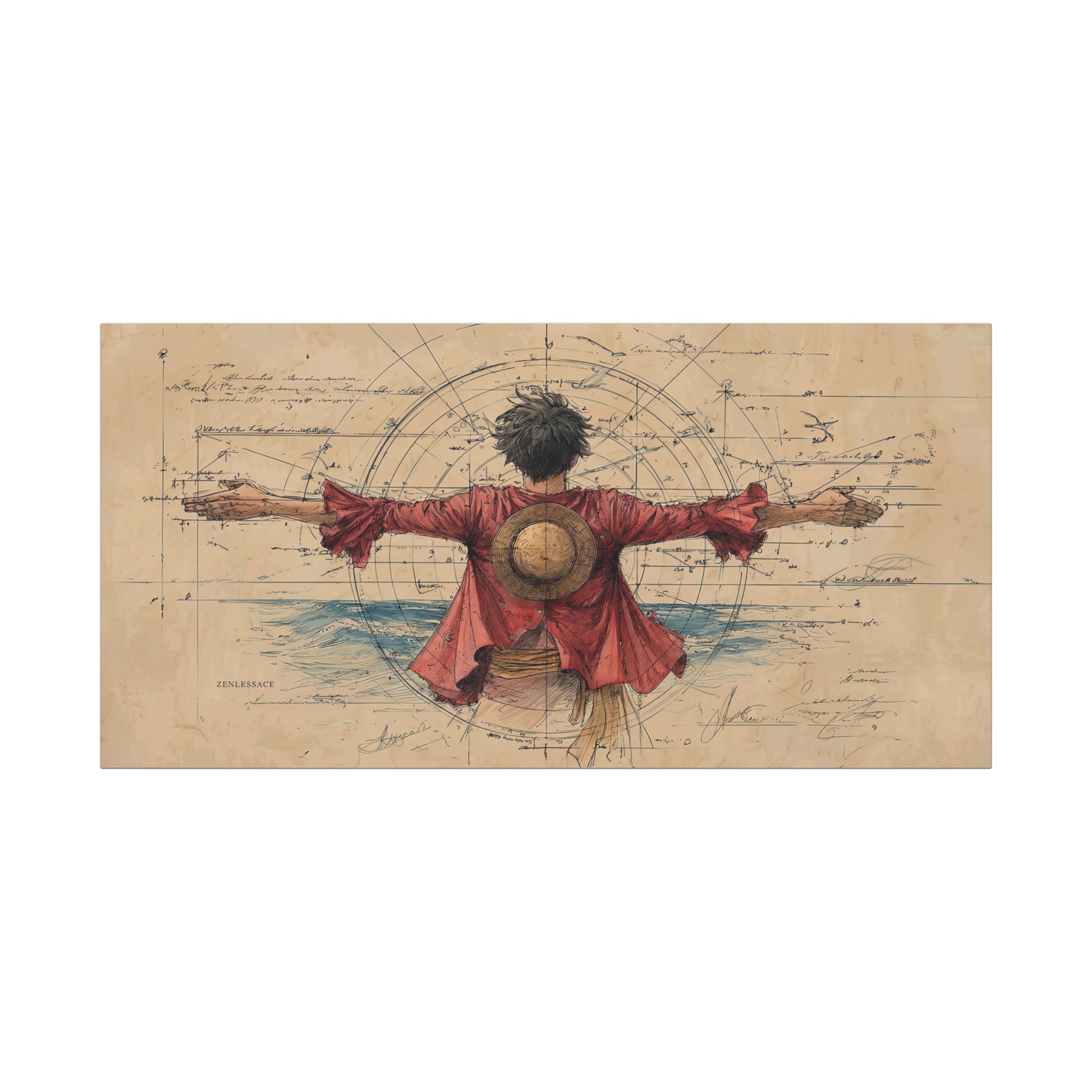 Straw Hat Pirate Canvas