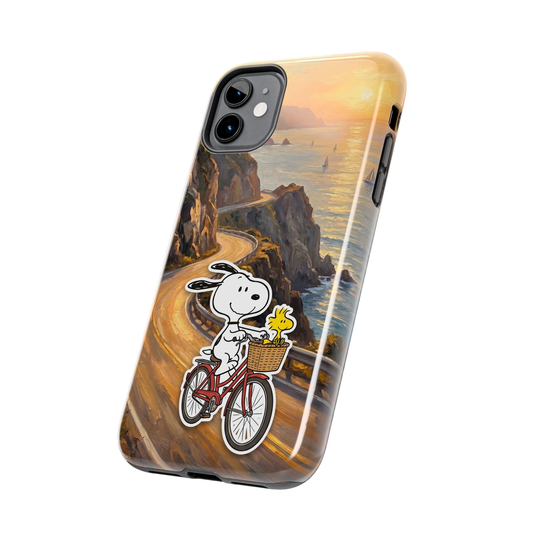 Snoopy Woodstock Bicycle Phone Case