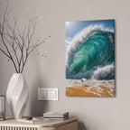 Snoopy Shore Wave Canvas