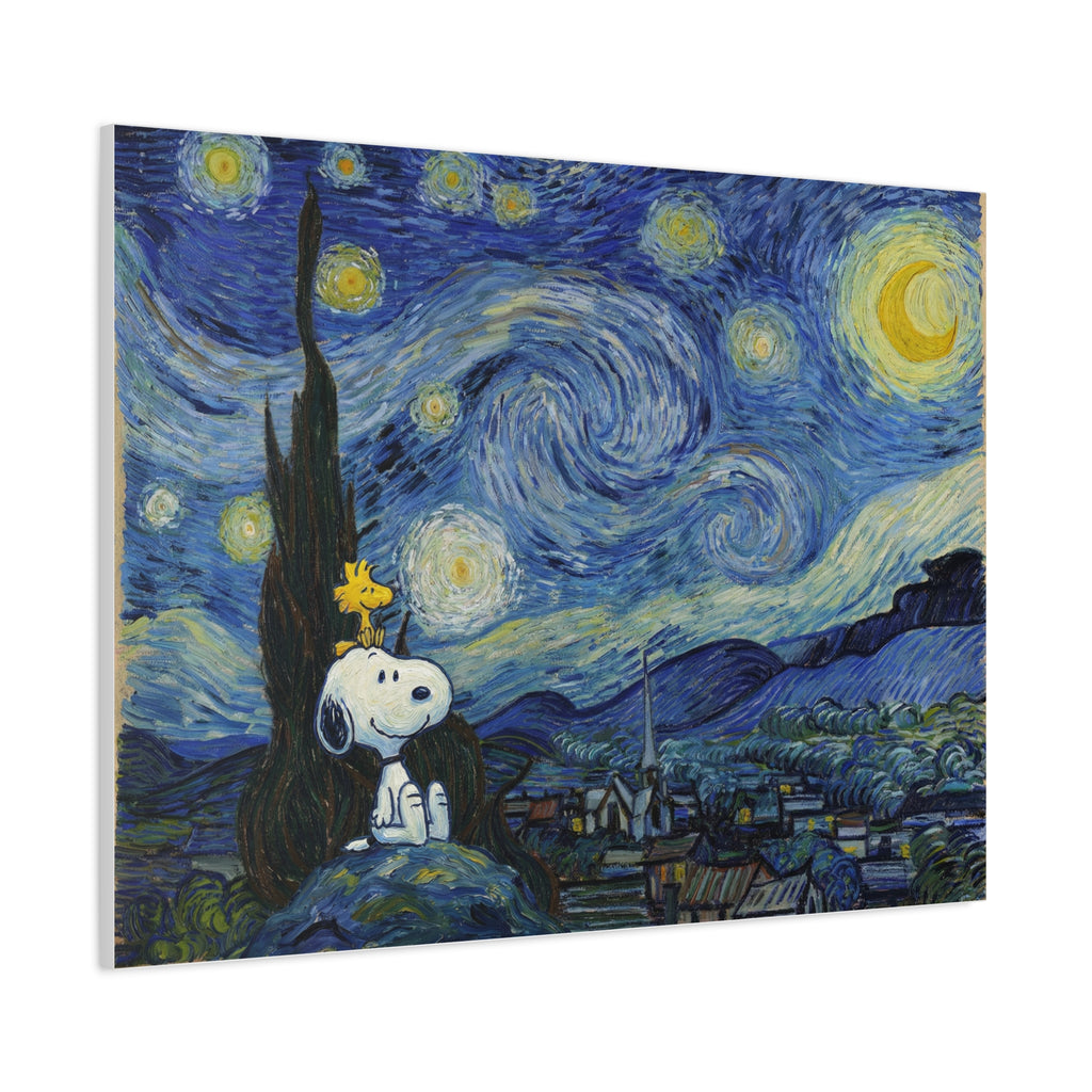 Woodstock Starry Night Canvas