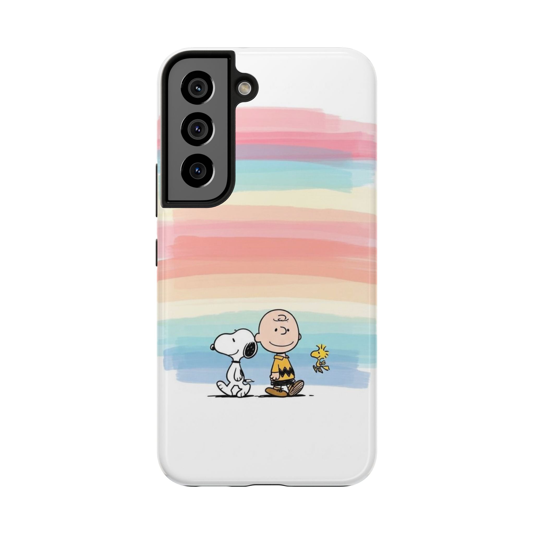 Rainbow Stripe Snoopy Phone Case