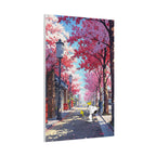 Snoopy Cherry Blossom Street Canvas