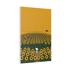 Snoopy in Sunflower Field Canvas