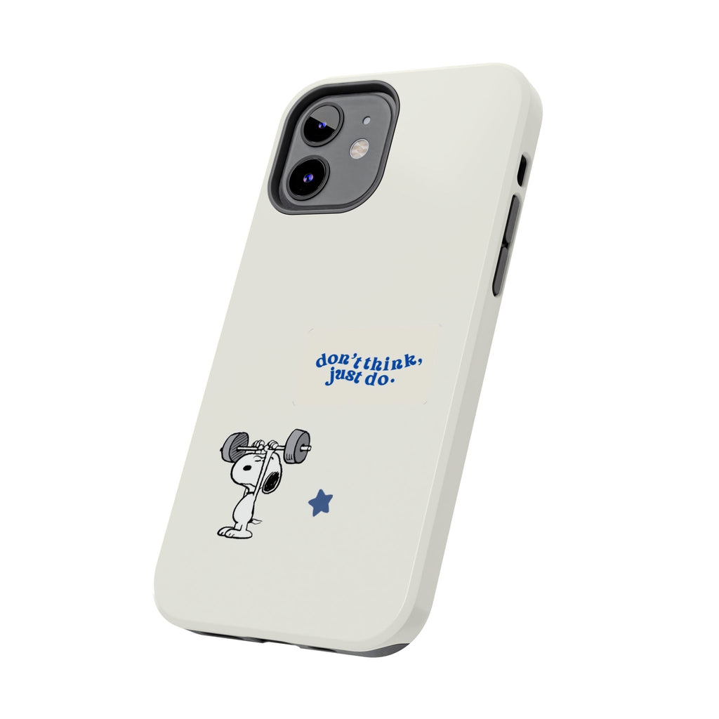 Snoopy Weightlifting Phone Case
