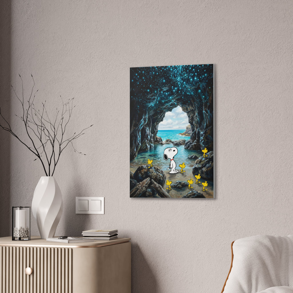 Beach Cave Canvas