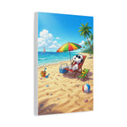 Snoopy Beach Matte Canvas
