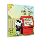 Snoopy Selfies Canvas
