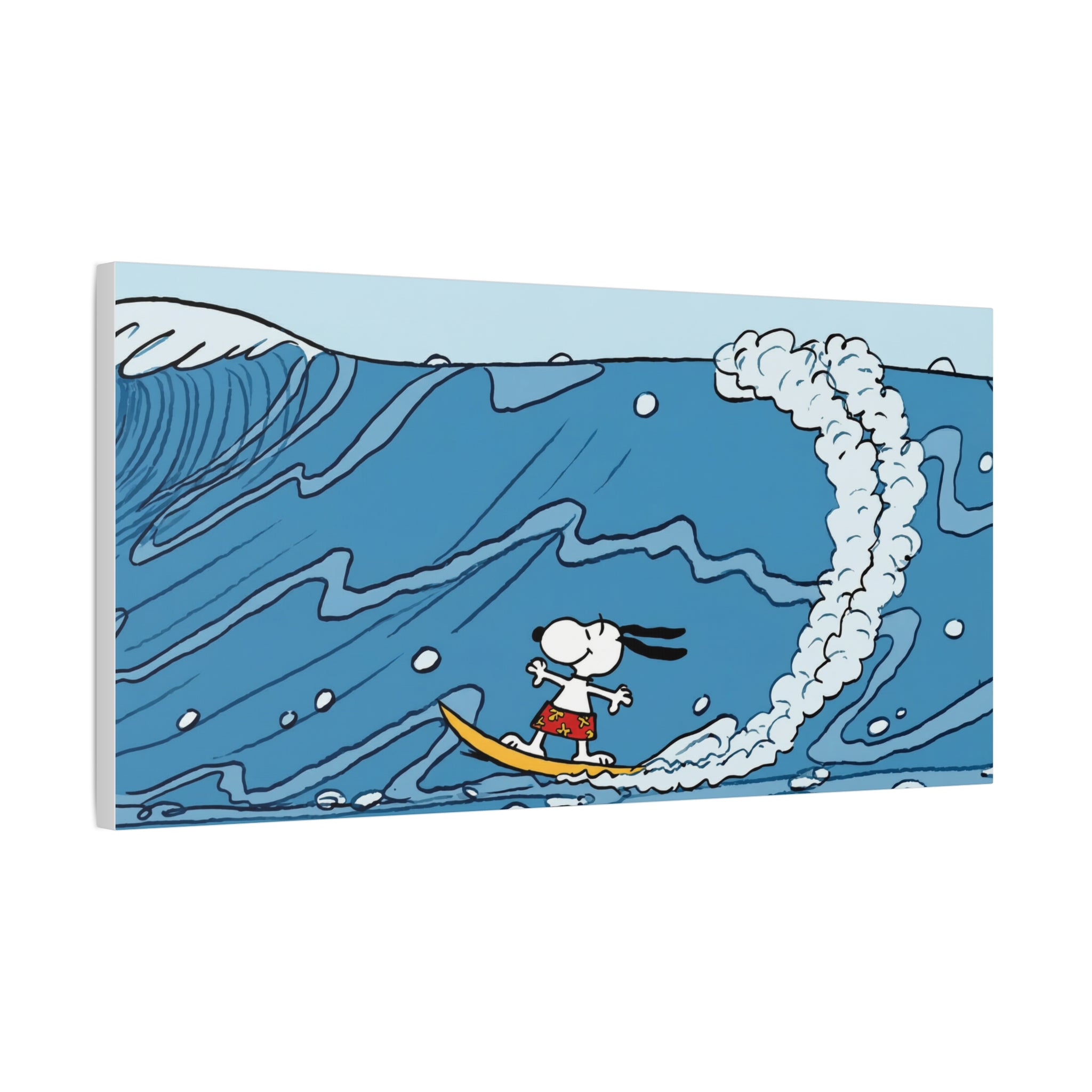 Surfing Snoopy Canvas