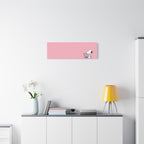 Snoopy on Laptop Canvas