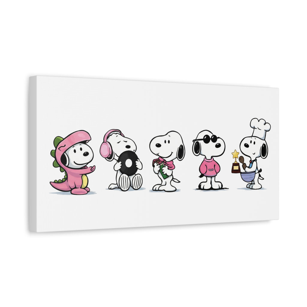 Snoopy Lineup Canvas