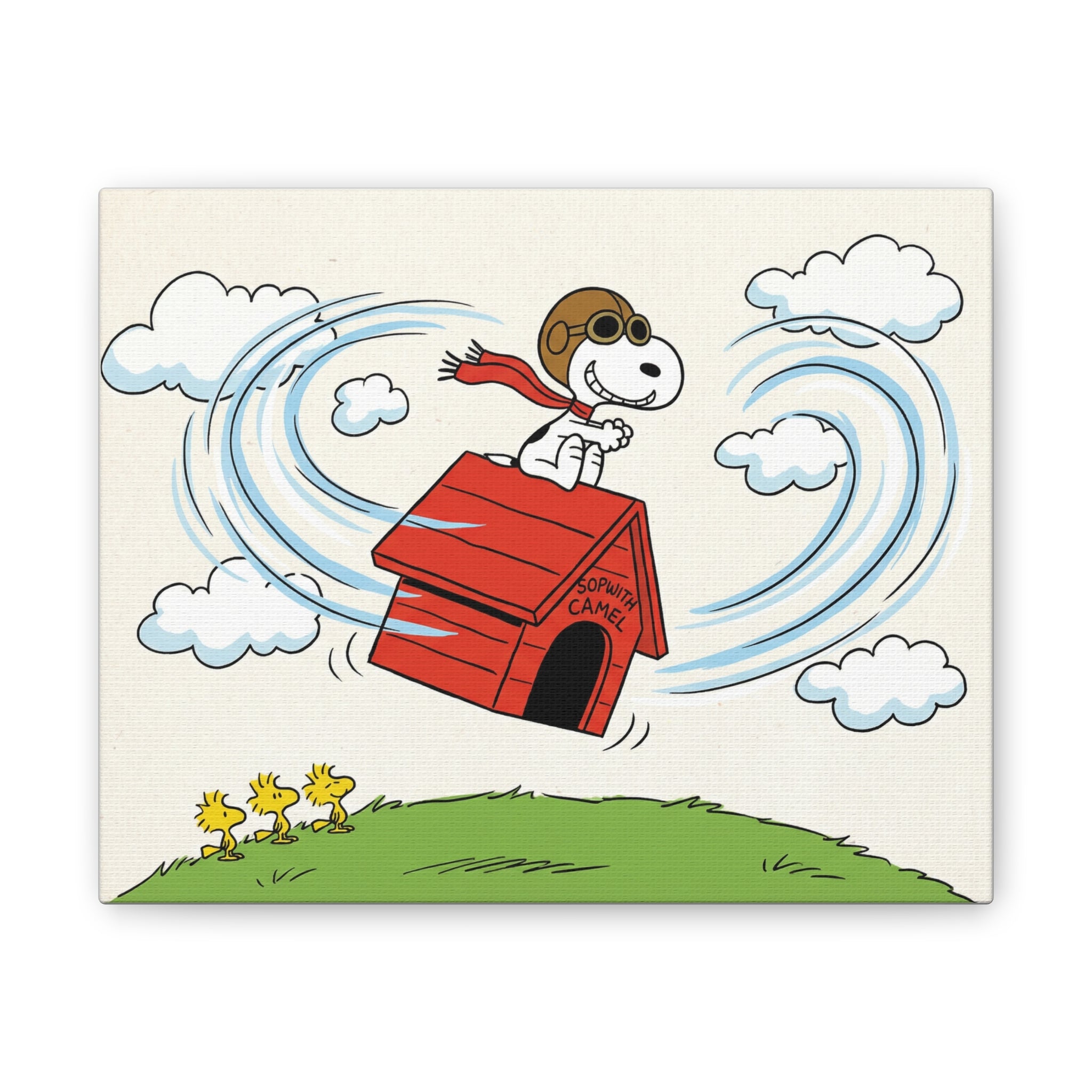 Flying Beagle Canvas
