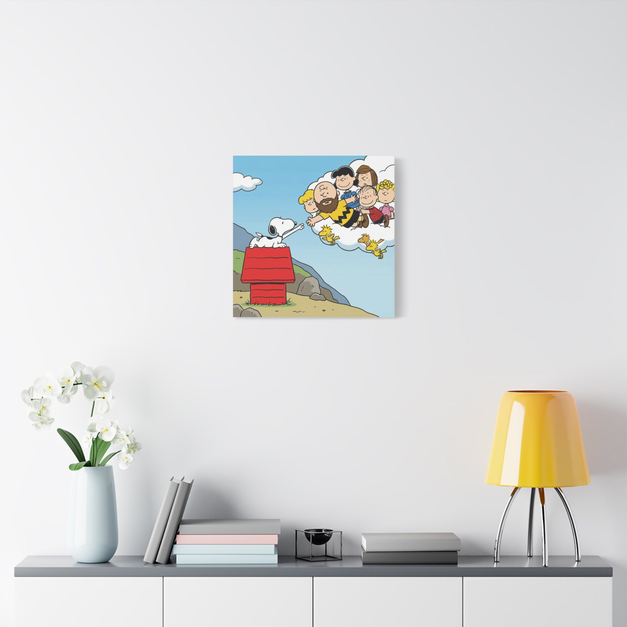 Snoopy Painting Reimagined Canvas
