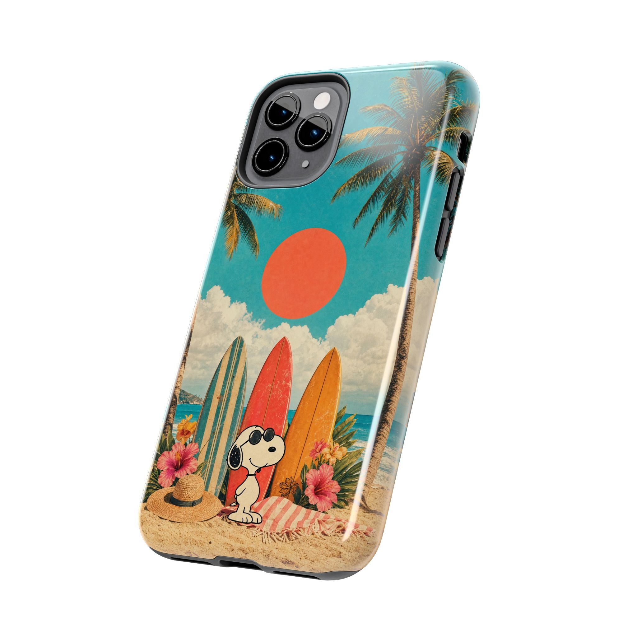 Retro Beach Sun Case