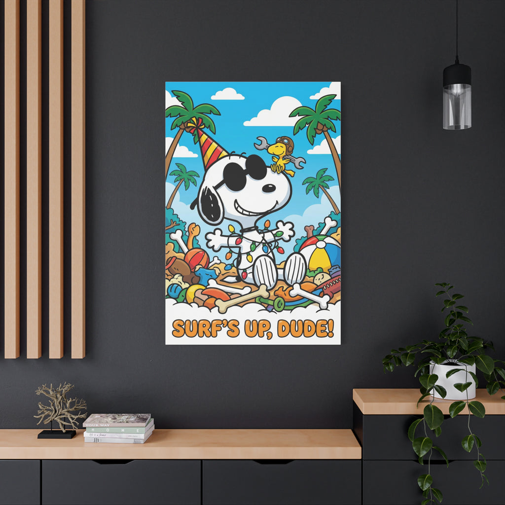 Snoopy Sailing Day Canvas