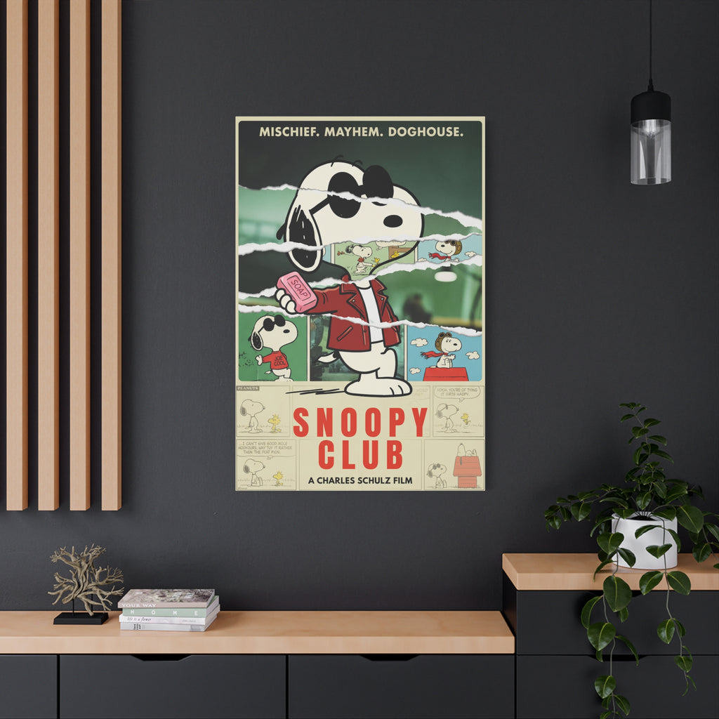 Snoopy Club Canvas
