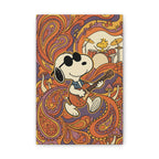 Psychedelic Snoopy Guitar Canvas
