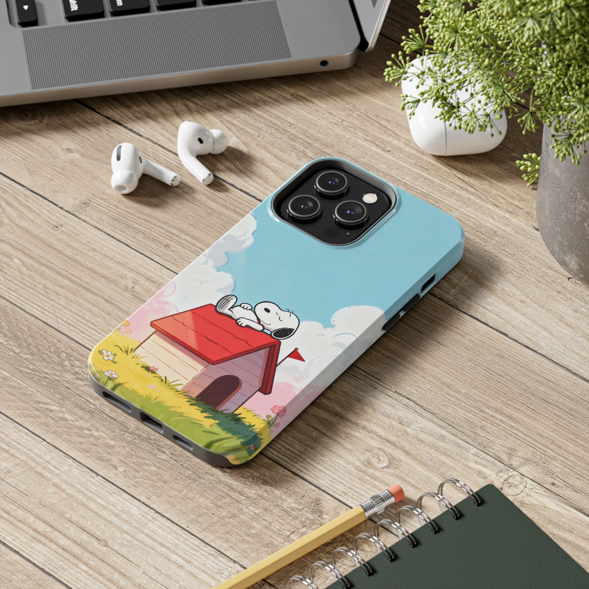 Relaxing Doghouse Phone Case