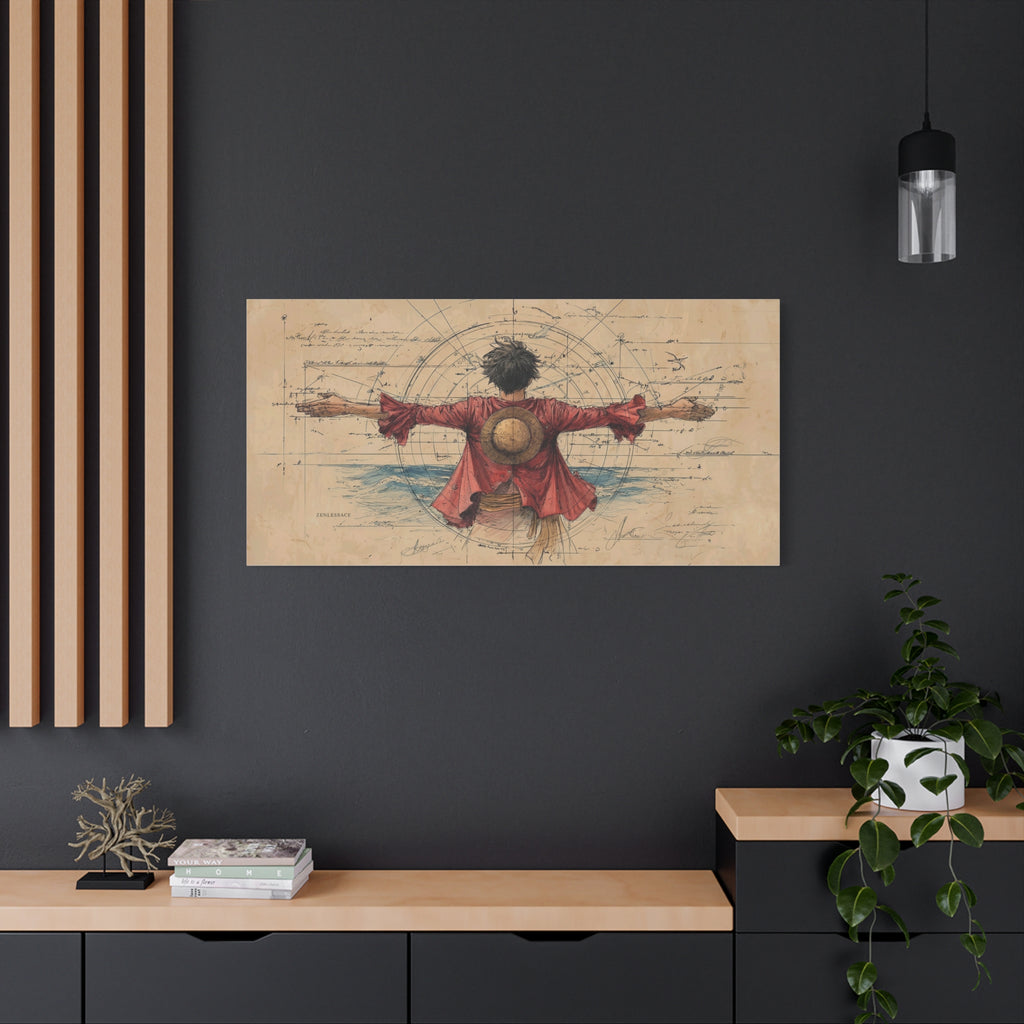 Straw Hat Pirate Canvas