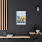 Surfboard Car Canvas