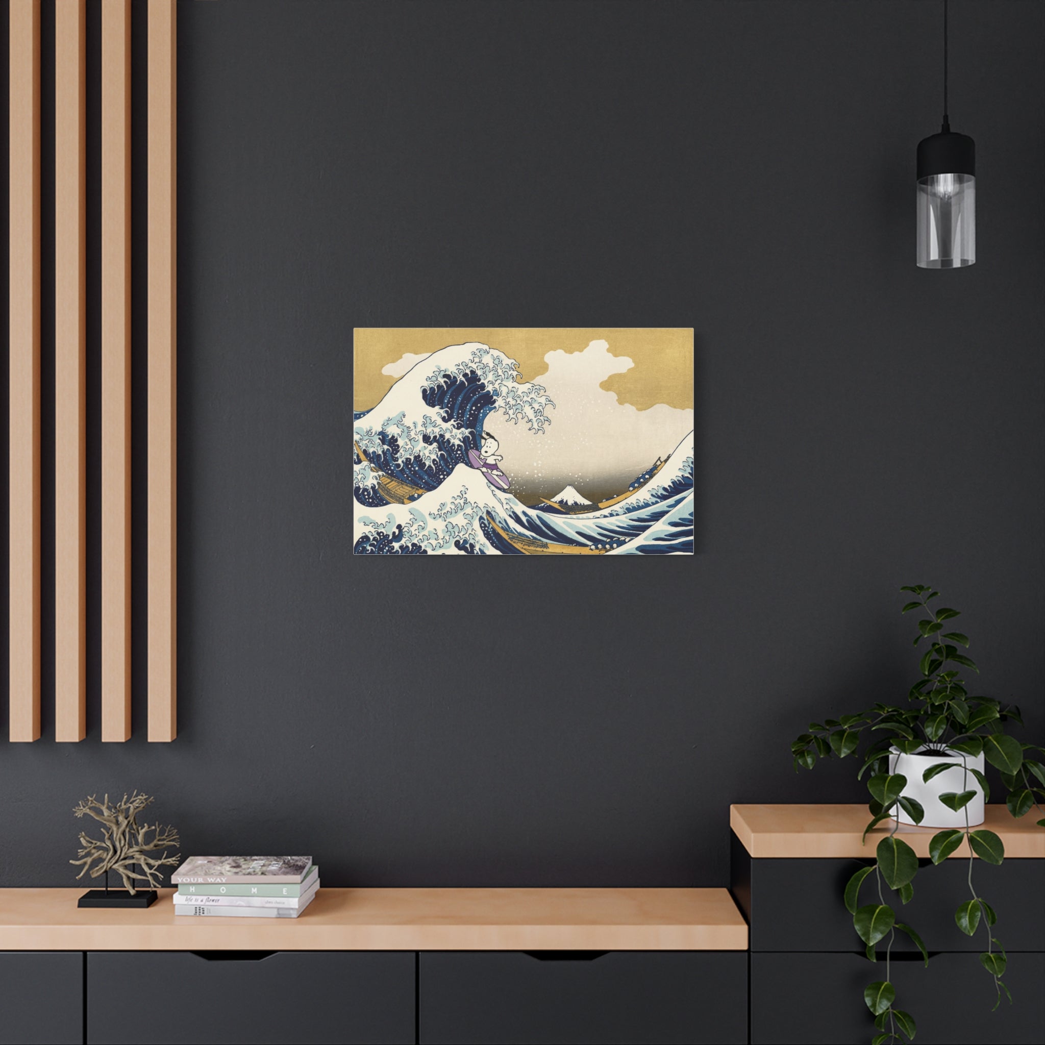Great Wave Mashup Canvas