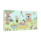 Peanuts Summer Yard Canvas