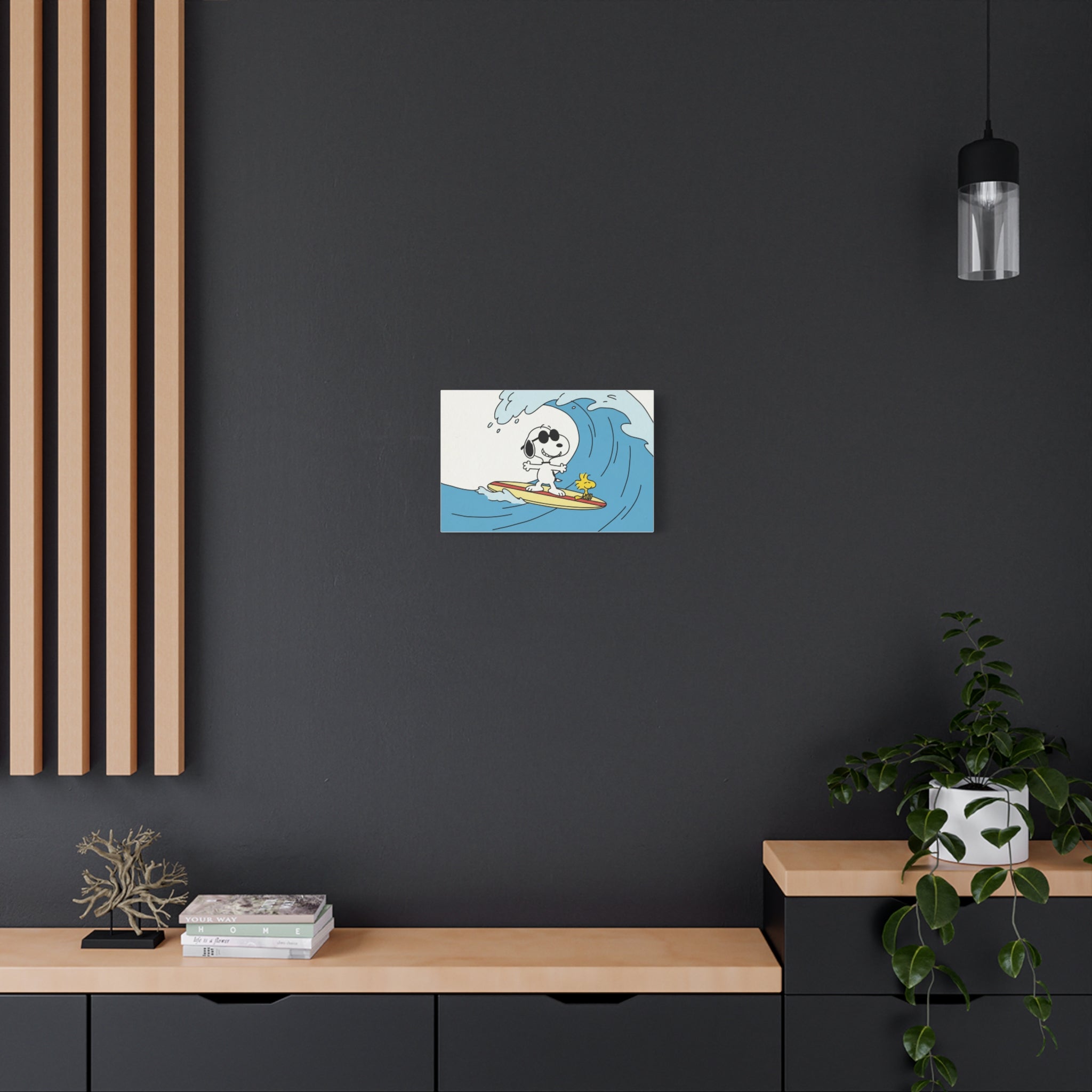Snoopy Wave Rider Canvas