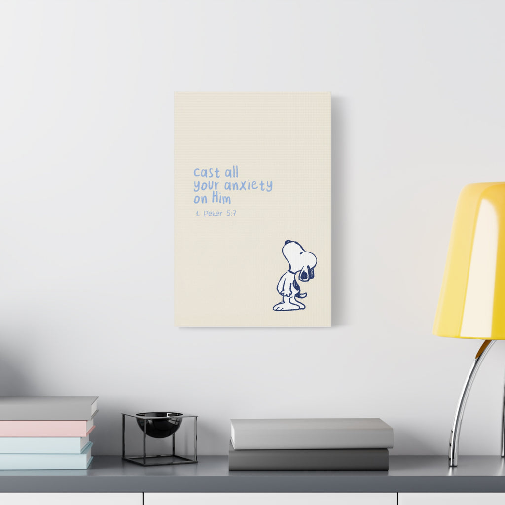 Cast Your Anxiety Canvas
