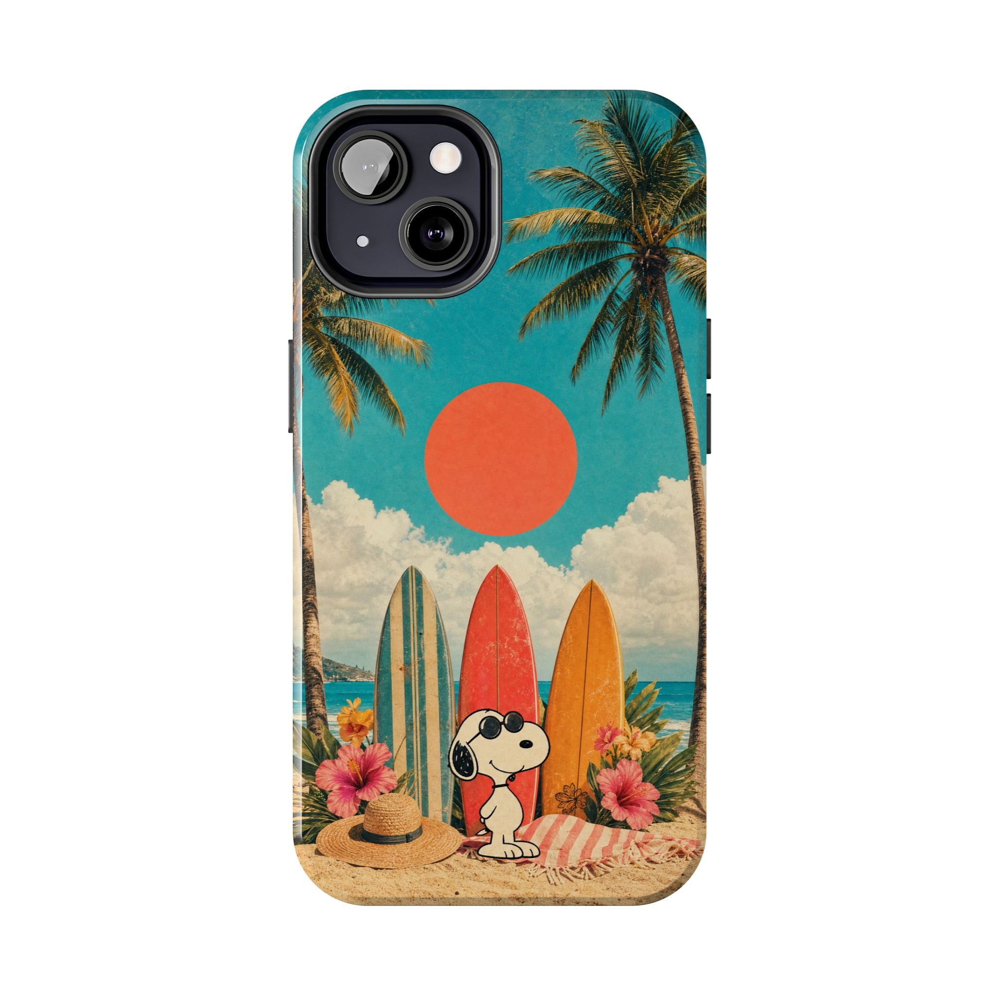 Retro Beach Sun Case