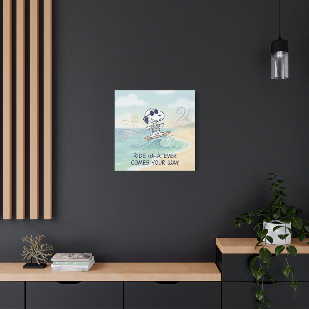 Ride Whatever Comes Canvas