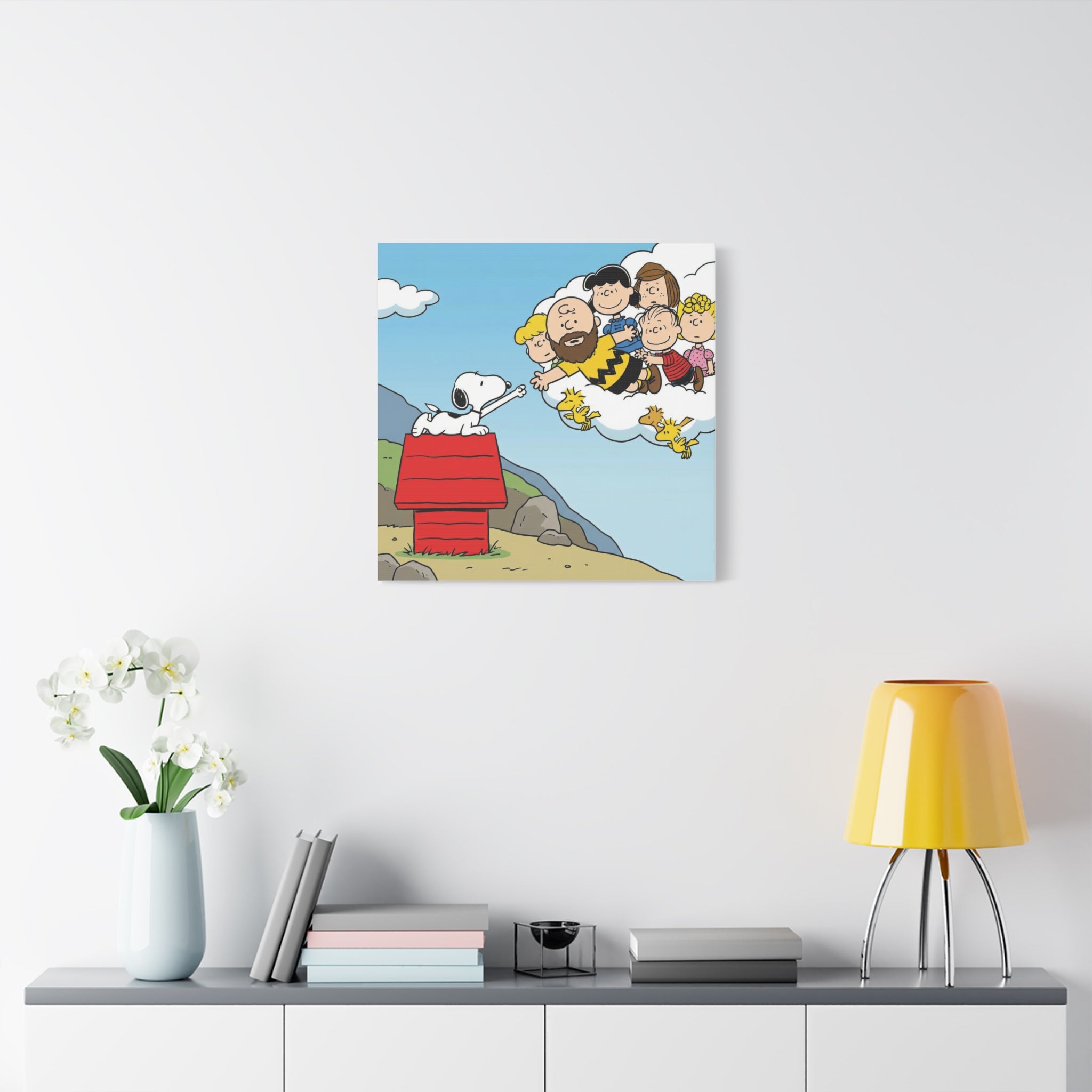 Snoopy Painting Reimagined Canvas
