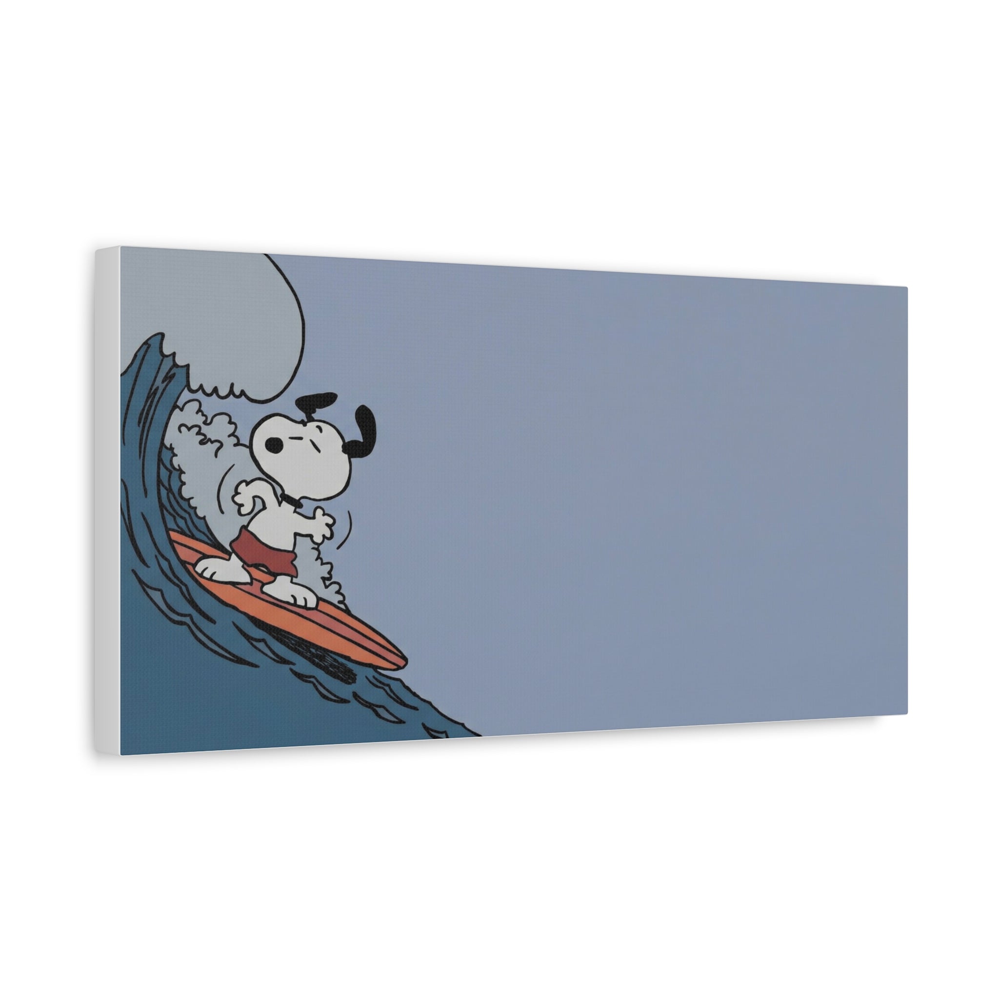 Surfing Dog Canvas
