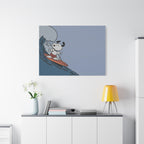 Surfing Dog Canvas