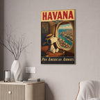 Snoopy Havana Poster Canvas