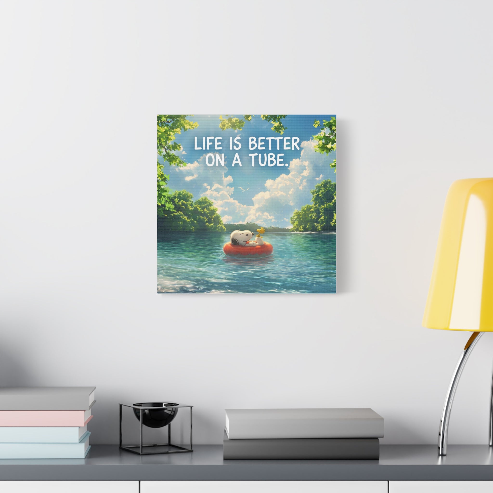 Life On A Tube Canvas