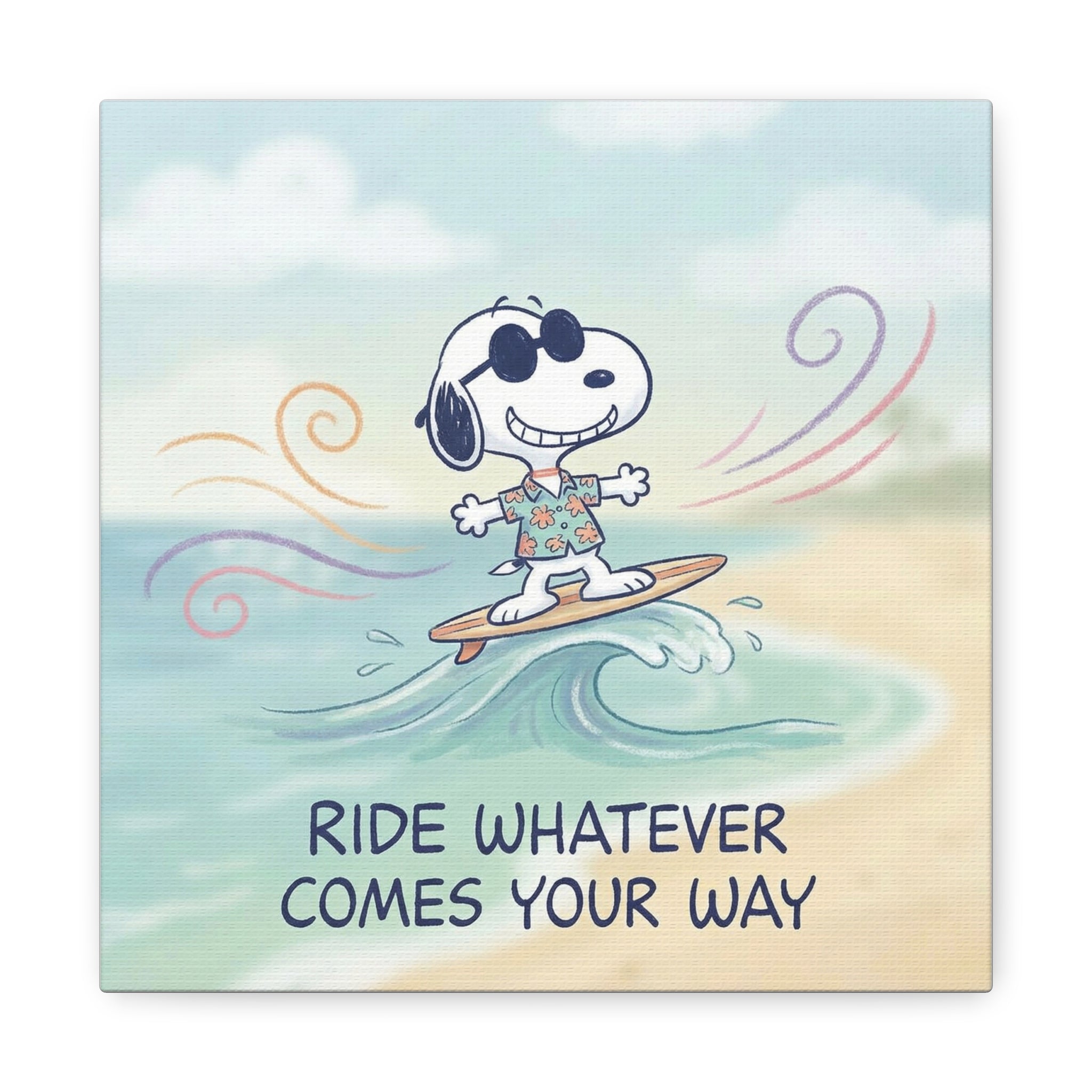 Ride Whatever Comes Canvas