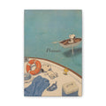 Snoopy Boat Scene Canvas