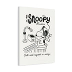 Snoopy Radio Canvas