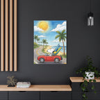 Surf Dog Road Trip Canvas