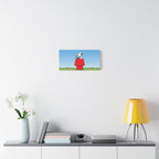 Snoopy on Red Doghouse Canvas
