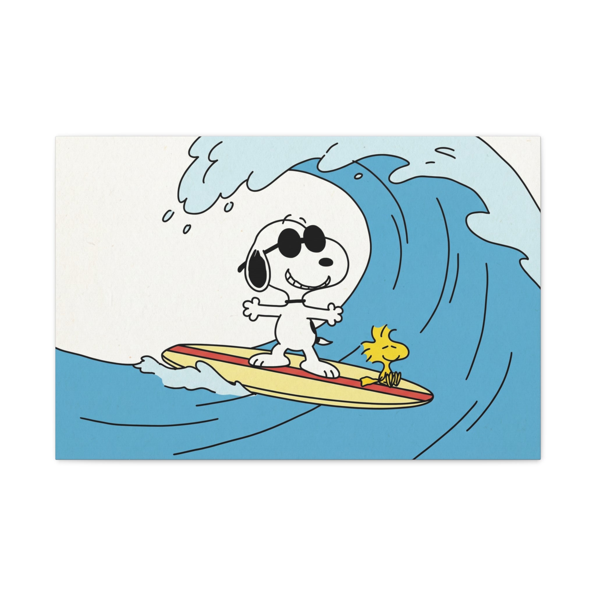 Snoopy Wave Rider Canvas