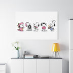 Snoopy Lineup Canvas