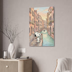 Snoopy in Venice Canvas