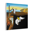 Melting Clocks Snoopy Canvas