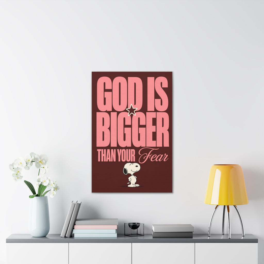 God Is Bigger Canvas